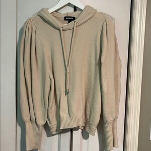 Express Cream Knit Sweater